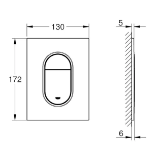 Grohe small Arena Cosmopolitan λευκή 2