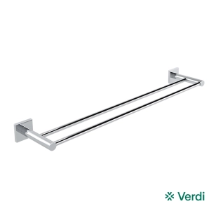 Πετσετοθήκη Verdi Delta Διπλή Χρωμέ - 3062122