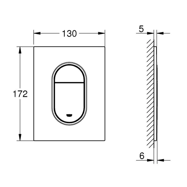 Grohe small Arena Cosmopolitan brushed cool sunrise