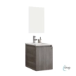 Σετ έπιπλο Verona 40cm Light Grey με νιπτήρα και καθρέπτη