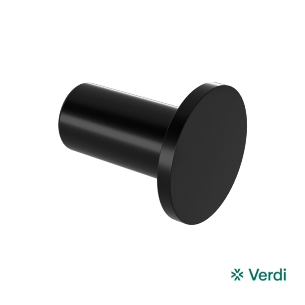 Άγκιστρο Verdi Omicron Μονό Μαύρο Ματ - 3021205