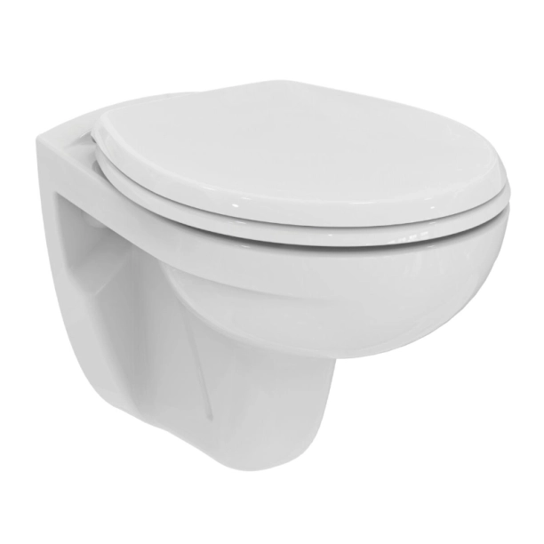 Λεκάνη κρεμαστή Eurovit rimless με κάθισμα soft closing