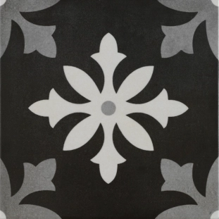 Art Degas 22,3x22,3 negro patchwork 2