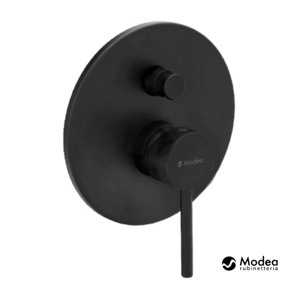 Modea Etna 00-08600/B Πλήρες Σύστημα Εντοιχιζόμενης Μπαταρίας λουτρού, μαύρο ματ