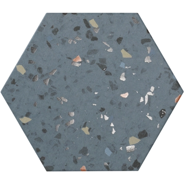 Inspire 20x24 blue hexagon