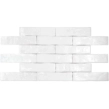 Brickwall 7x28 blanco τουβλάκι