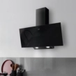 Απορροφητήρας Vertis crystal black 905 επιτοίχια καμινάδα