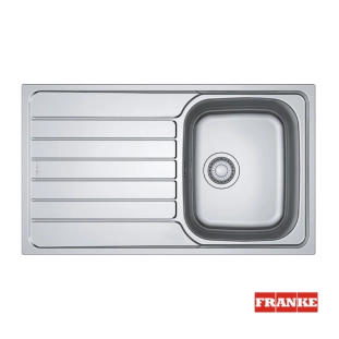 Franke νεροχύτης Spark 86x50 inox ένθετος 611