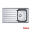 Franke νεροχύτης Spark 86x50 inox ένθετος 611