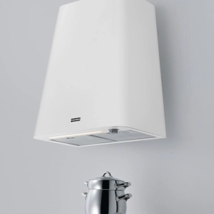 Απορροφητήρας Smart deco white επιτοίχια καμινάδα