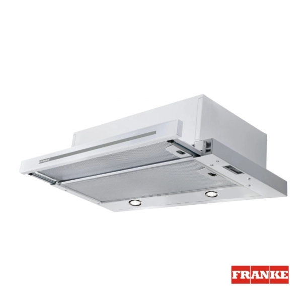 Απορροφητήρας Smart glass 601WH/GL λευκός συρόμενος