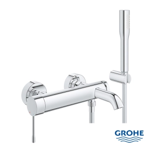 Grohe Essence 33628001 Μπαταρία Λουτρού Πλήρης με Αξεσουάρ, χρωμέ