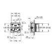 Grohe Rapido Smartbox 35600000 Εσωτερικός Μηχανισμός Εντοιχιζόμενης Μπαταρίας Λουτρού