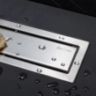 Confluo Premium Line Γραμμικό Κανάλι Ντουζιέρας 85cm, Inox
