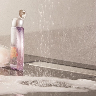 Confluo Premium Line Γραμμικό Κανάλι Ντουζιέρας 85cm, Inox