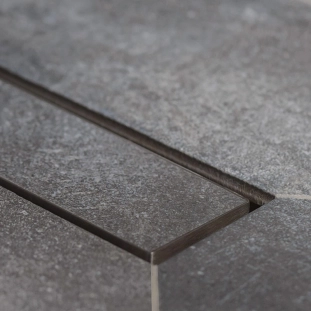 Confluo Frameless Line Γραμμικό Κανάλι Ντουζιέρας 75cm, Inox
