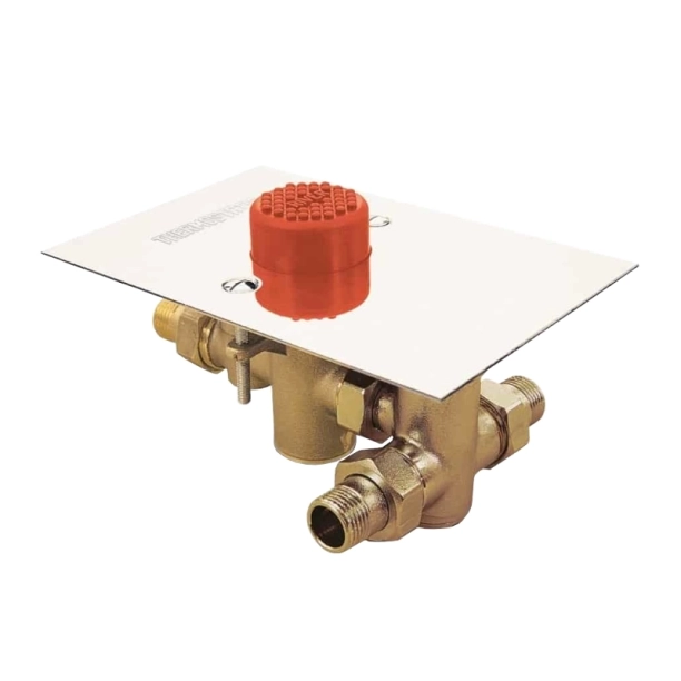 Ποδοβαλβίδα Δαπέδου Θερμοστατική 1 Μπουτόν River R530283