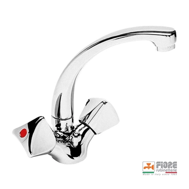 Fiore Classic Line 24036901 Μπαταρία Νιπτήρος, χρωμέ