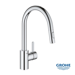 Μπαταρία κουζίνας Grohe Eurosmart Cosmopolitan καμπύλη με αποσπώσμενο ντους 2 ροών