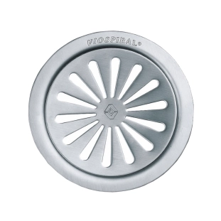 Σχαράκι δαπέδου inox στρογγυλό Φ100