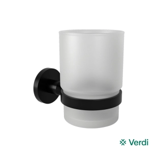 Ποτηροθήκη Verdi Sigma Μαύρο Ματ - 3030505