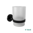 Ποτηροθήκη Verdi Sigma Μαύρο Ματ - 3030505