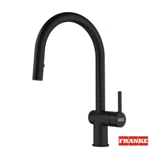 Μπαταρία New Active J με ντους σε χρωματισμό μαύρο ματ