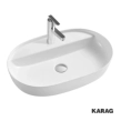 Karag LT2203 νιπτήρας οβάλ 61x40 με οπή για μπαταρία