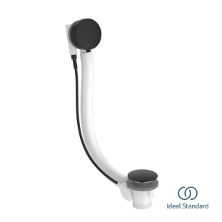 Βαλβδίδα μπανιέρας μαύρη ματ 70mm Ideal Standard