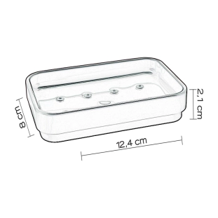 Σαπουνοθήκη Gedy Seventy Γκρι - 631108 2