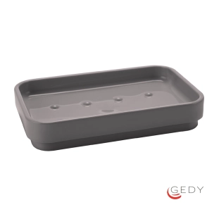 Σαπουνοθήκη Gedy Seventy Γκρι - 631108