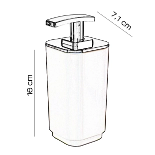 Διανομέας Υγρού Σαπουνιού Gedy Seventy Καφέ - 638252 2