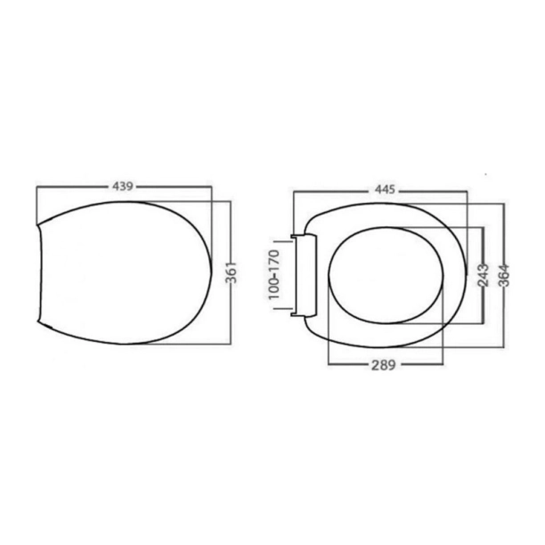 Κάθισμα λεκάνης Satin βαρέως τύπου