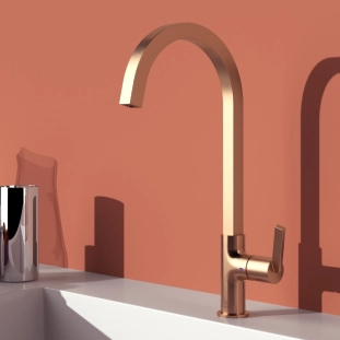 Μπαταρία Κουζίνας Ideal Standard Gusto Sunset Rose BD411J4