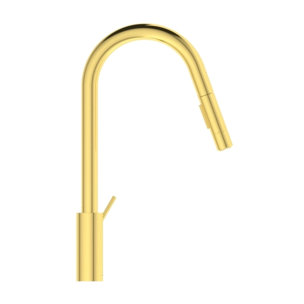 Μπαταρία Κουζίνας Ideal Standard Gusto Brushed Gold BD416A2