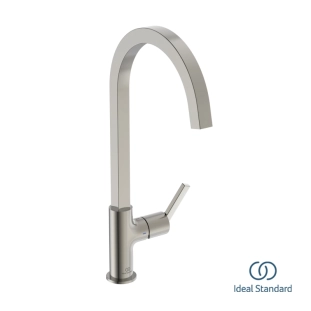 Μπαταρία Κουζίνας Ideal Standard Gusto Silver Storm BD411GN