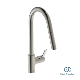 Μπαταρία Κουζίνας Ideal Standard Gusto Silver Storm BD416GN