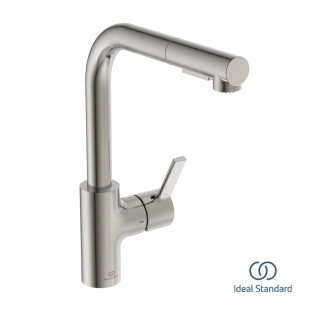 Μπαταρία Κουζίνας Ideal Standard Gusto Silver Storm BD420GN