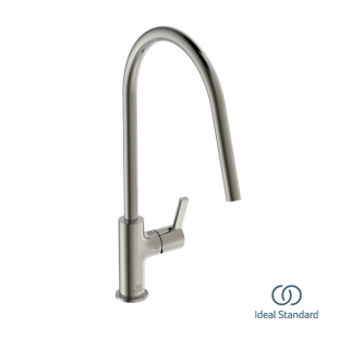 Μπαταρία Κουζίνας Ideal Standard Gusto Silver Storm BD408GN