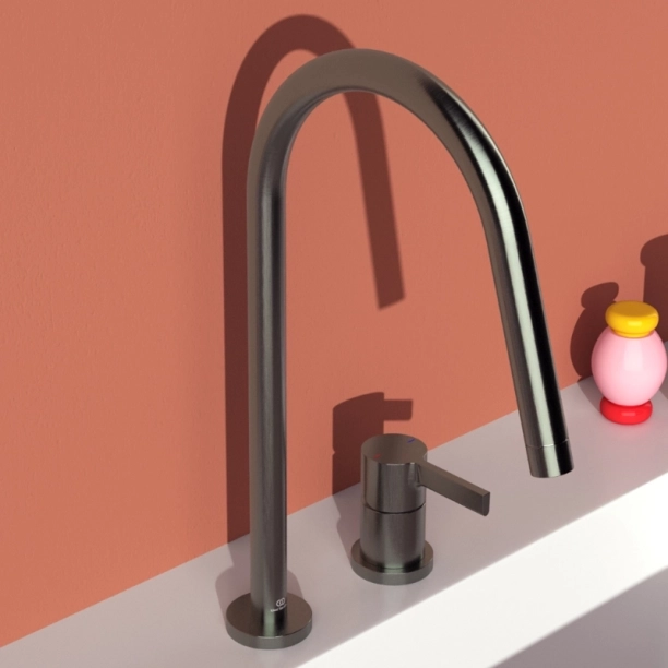 Μπαταρία Κουζίνας Ideal Standard Gusto Magnetic Grey BD422A5