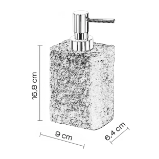 Διανομέας Υγρού Σαπουνιού Gedy Aries Γκρι - AR8008 2