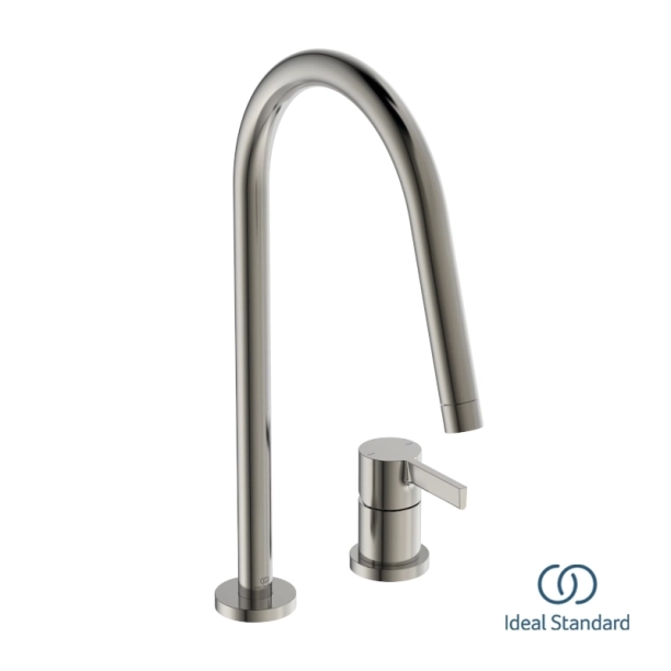 Μπαταρία Κουζίνας Ideal Standard Gusto Silver Storm BD422GN