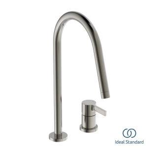 Μπαταρία Κουζίνας Ideal Standard Gusto Silver Storm BD422GN