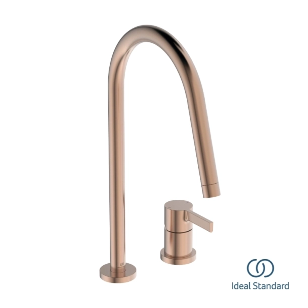 Μπαταρία Κουζίνας Ideal Standard Gusto Sunset Rose BD422J4