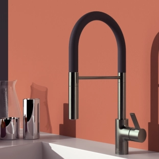 Μπαταρία Κουζίνας Ideal Standard Gusto SemiPro Magnetic Grey BD417A5