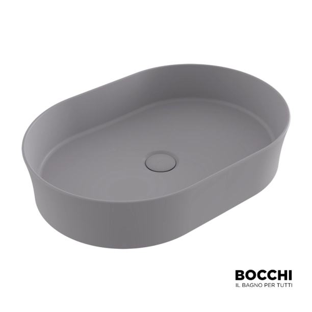 Νιπτήρας επιτραπέζιος Sottile 55x38cm Grey mat