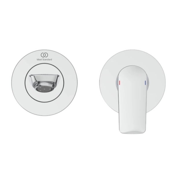 Ideal Standard Connect Air A7029AA Εξωτερικά Μέρη Εντοιχιζόμενης Μπαταρίας Νιπτήρος, χρωμέ
