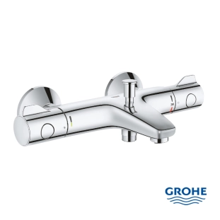 Grohe Grohtherm 800 34576000 Θερμοστατική Μπαταρία Λουτρού - Κορμός, Χρωμέ
