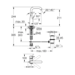 Grohe Essence 32628GN1 Μπαταρία Νιπτήρος, Brushed Cool Sunrise