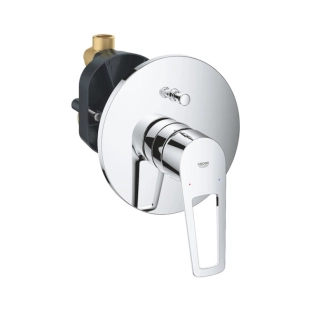 Grohe Bauloop 29081001 Πλήρες Σύστημα Εντοιχιζόμενης Μπαταρίας Λουτρού, χρωμέ